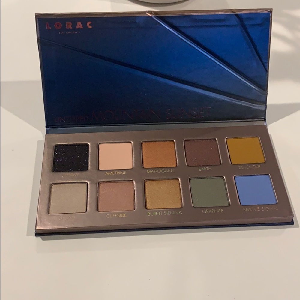 LORAC eyeshadow.
